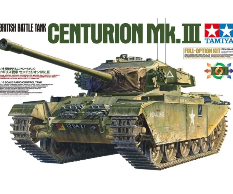 Tamiya 56045Brit. Centurion Mk.III Full-Option Panzer 1:16 Bausatz