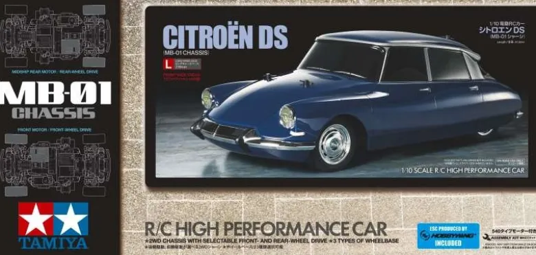 Tamiya 58734Citroen DS MB-01 2WD On-Road 1/10 Bausatz