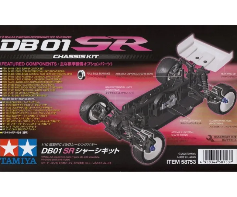 Tamiya 58753DB01SR Chassis Bausatz mit Karosserie 1:10