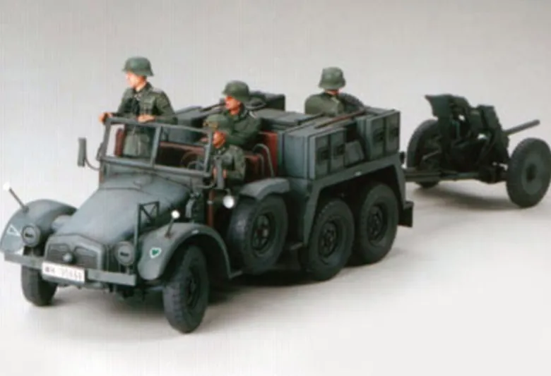 Tamiya 35259Deutsche Krupp Protze mit 37mm PAK 1:35 Bausatz