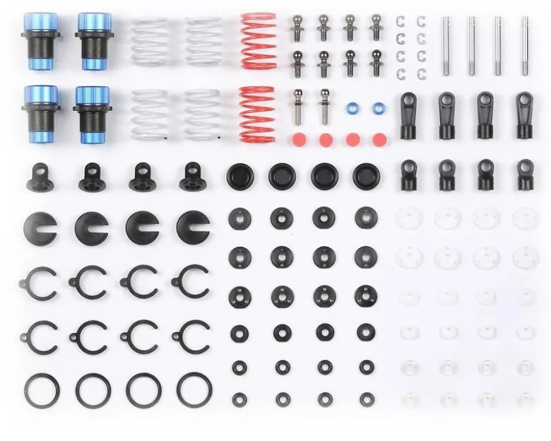 Tamiya 54000Dämpfer-Set 4x Alu M-Chassis - M-05