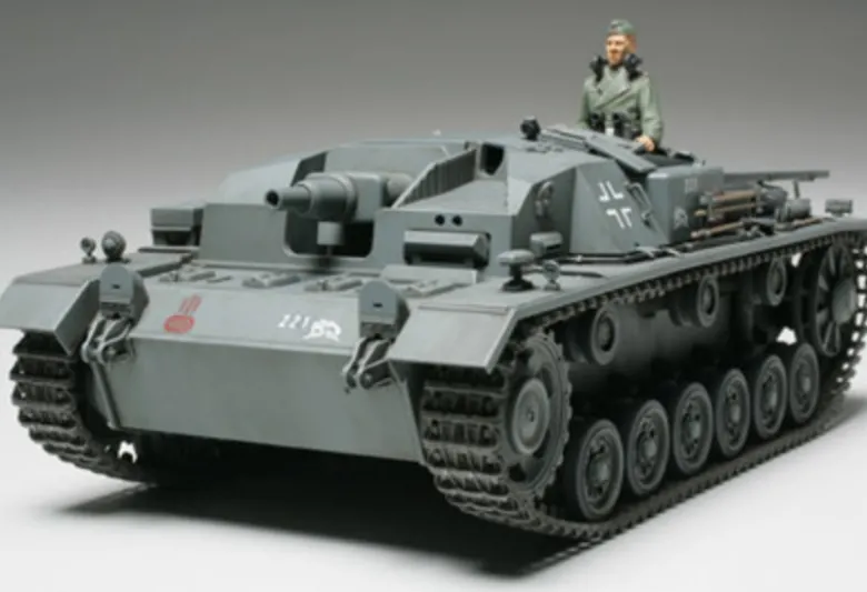 Tamiya 35281Dt. Sturmgeschütz III B (1) StuG., Plastikbausatz, 1:35