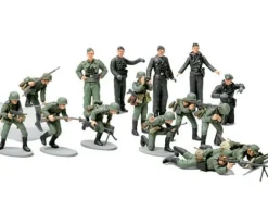 Tamiya 32512Figuren-Set Deutsche Infanterie (15), Plastikbausatz, 1:48