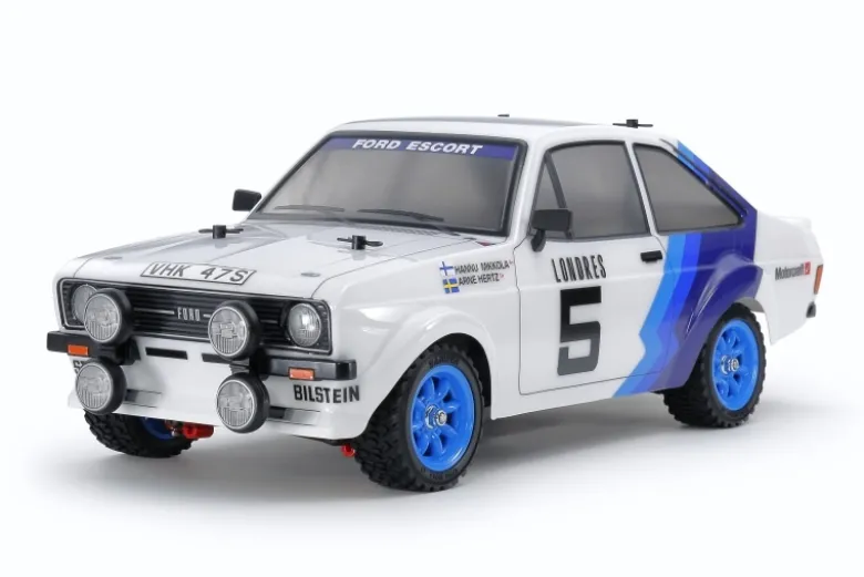 Tamiya 58687Ford Escort MkII Rally 1/10 4WD MF-01X Bausatz, vorlackiert