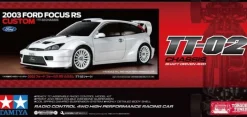 Tamiya 58724Ford Focus RS Custom TT-02 4WD Tourenwagen 1:10 Bausatz