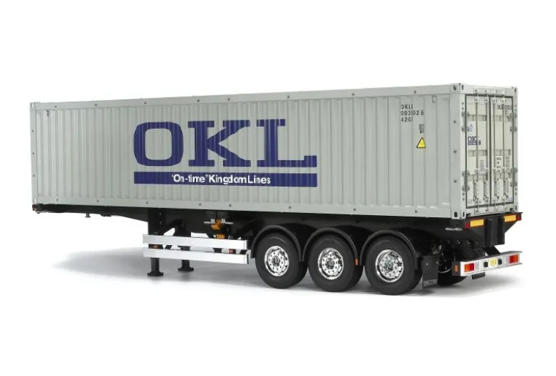 Tamiya 5637740ft Container 3-Achs Auflieger, Bausatz, 1:14