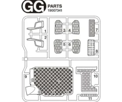 Tamiya 319007341GG-Teile Trittstufen Scania 770 S