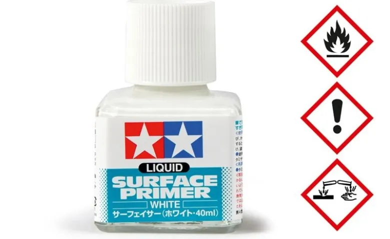 Tamiya 87096Grundierung flüssig weiss 40ml