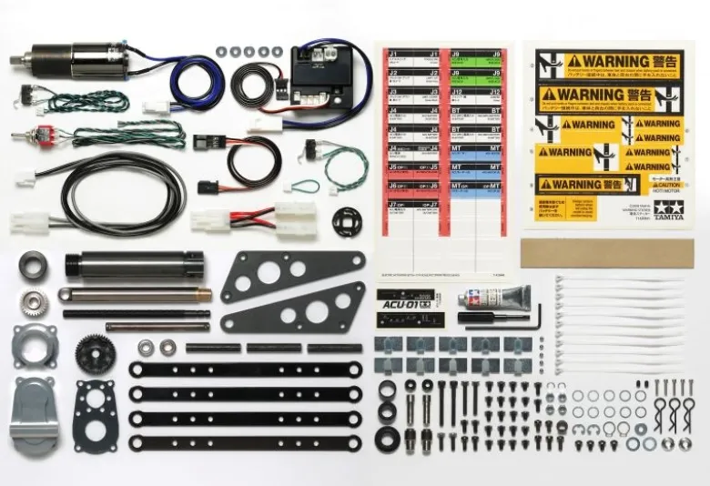 Tamiya 56545Hinterkipper Steuer-/Antriebseinheit 1/14 für Arocs 3348 Komplettset für 56357 RC Truck