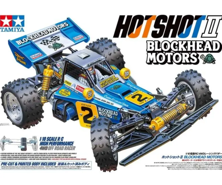 Tamiya 58710Hotshot II Blockhead Motors 1:10 4WD Bausatz mit Regler