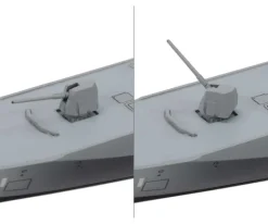 Tamiya 31037JMSDF FFM-1 Mogami Mehrzweckfregatte, Plastikbausatz, 1:700 Militärschiff