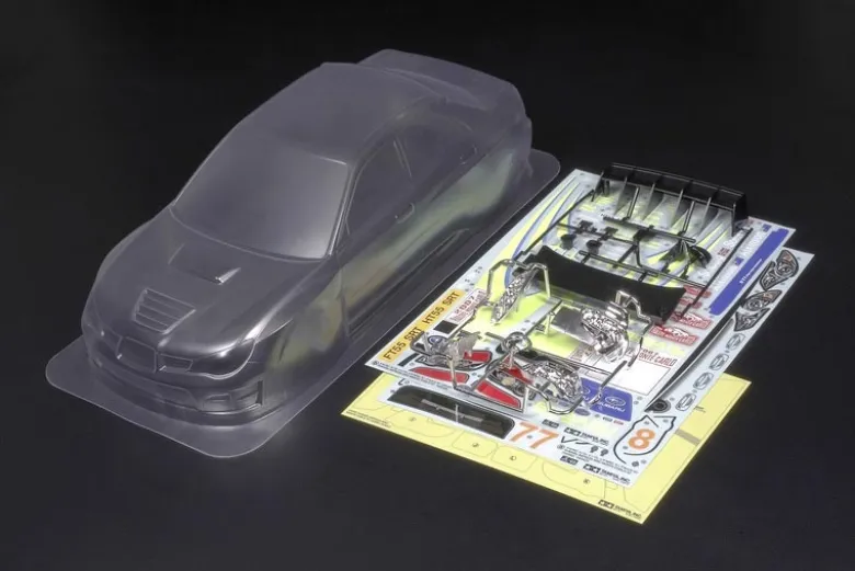 Tamiya 51289Karosserie Impreza WRC 07 190mm 1:10, unlackiert