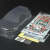 Tamiya 51421Karosserie-Satz Castrol Honda Civic VTi, unlackiert, 1:10