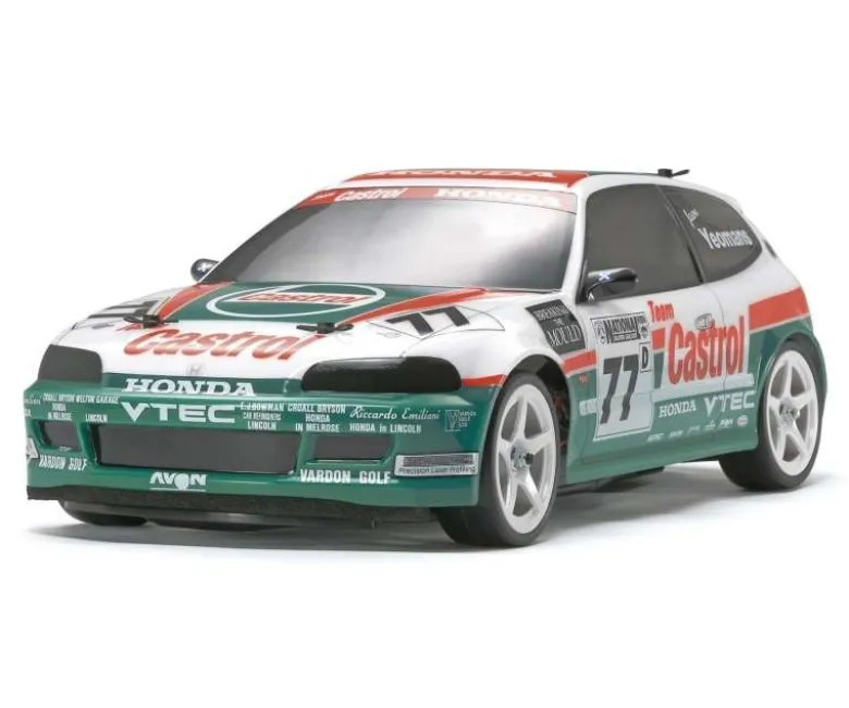 Tamiya 51421Karosserie-Satz Castrol Honda Civic VTi, unlackiert, 1:10