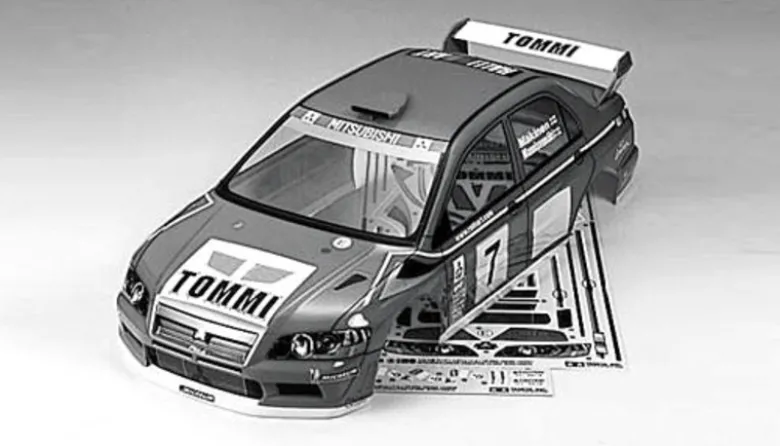 Tamiya 50927Karosserie-Satz Mitsubishi Lancer Evo VII WRC