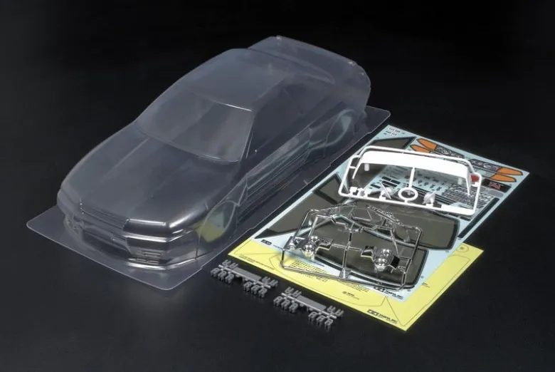 Tamiya 51365Karosserie Set Nissan Skyline R32 (klar) 1/10 Tourenwagen