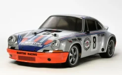 Tamiya 51543Karosserie Set Porsche 911 Carrera RSR Martini, 1:10, klar kurzer Radstand (251mm)