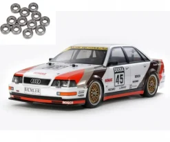 Tamiya 58682KUAudi V8 4WD Tourenwagen 1:10 TT-02 Bausatz inkl. Kugellager