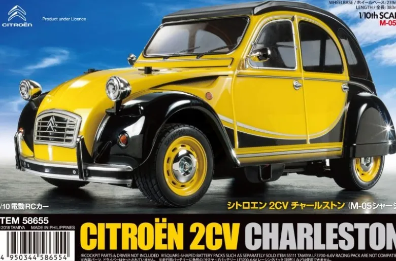 Tamiya 58655KUCitroen 2CV Charleston 1/10 Bausatz M-05 inkl. Kugellager