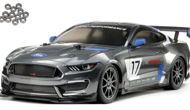 Tamiya 58664KUFord Mustang GT4 4WD Onroad TT-02 1/10 Bausatz + Kugellager
