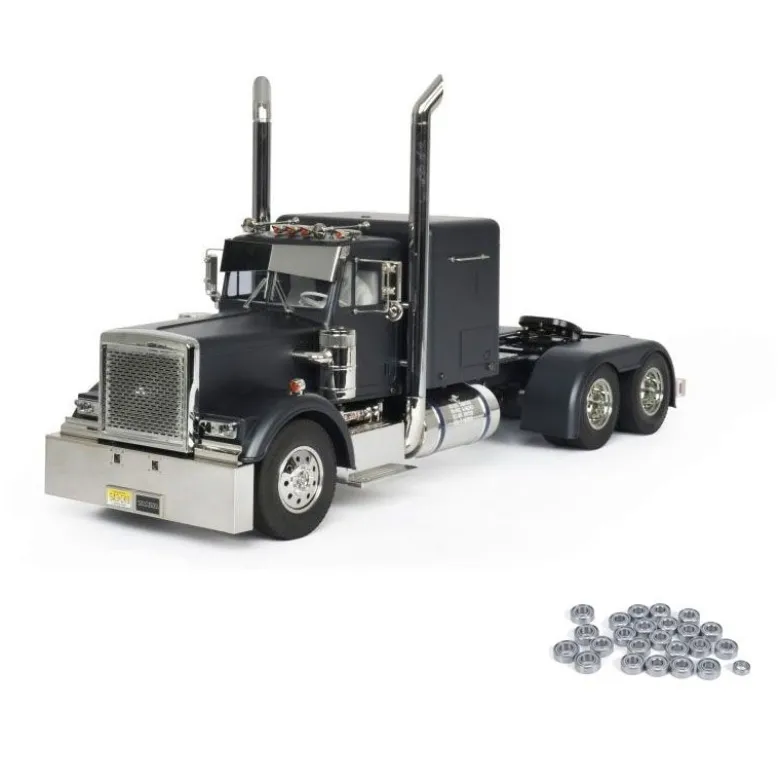 Tamiya 56356KUGrand Hauler schwarz matt Edition 1:14 inkl. Kugellager
