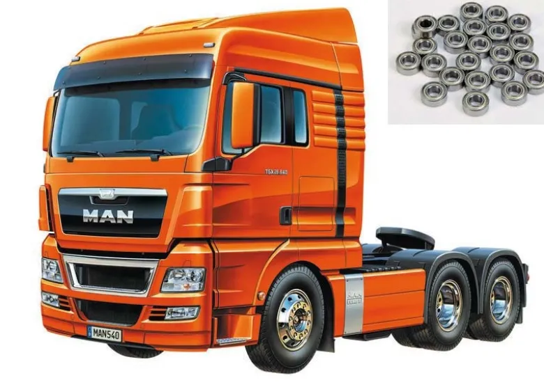 Tamiya 56325KUMAN TGX 26.540 6x4 XLX + Kugellager