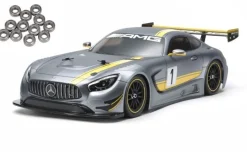 Tamiya 58639KUMercedes-AMG GT3 (TT-02) 1:10 Kit inkl. Kugellagersatz