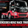 Tamiya 58683KUMercedes Race Truck MP4 4WD TT-01E 1:14 Bausatz + Lager