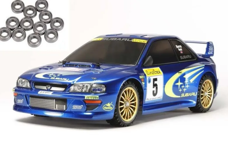 Tamiya 58631KU1:10 RC Subaru Impreza MC 99 (TT-02) Kit inkl. Kugellager