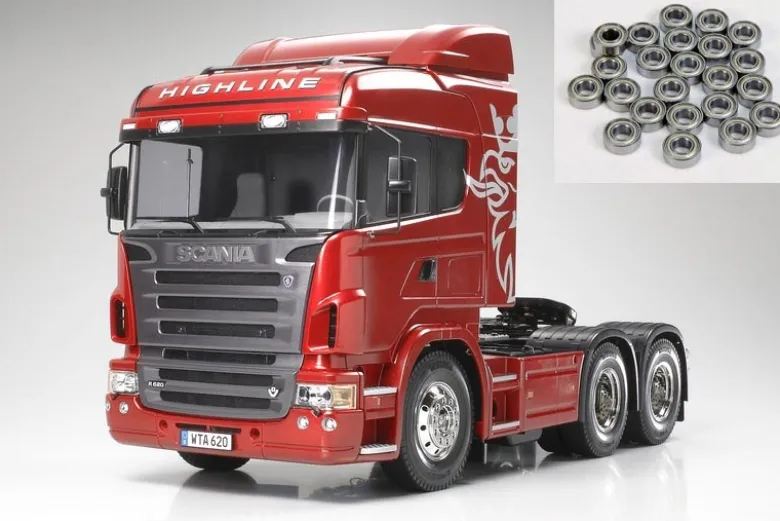 Tamiya 56323KUScania R620 3-Achs 6x4 1:14 + Kugellager