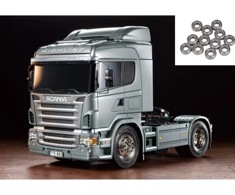 Tamiya 56364KUScania R470 Silber 1:14 RC Truck Bausatz inkl. Kugellager