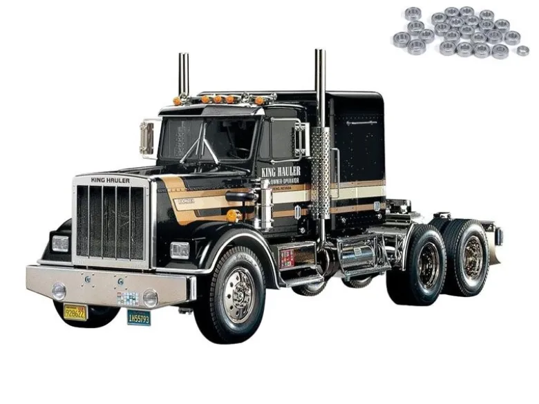 Tamiya 56336KUTruck King Hauler Black Edition + Kugellager