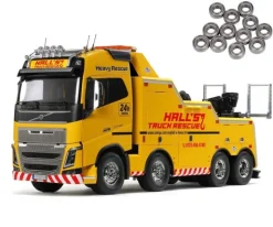 Tamiya 56362KUVolvo FH16 Globetrotter 8x4 Abschlepper 1:14 + Kugellager