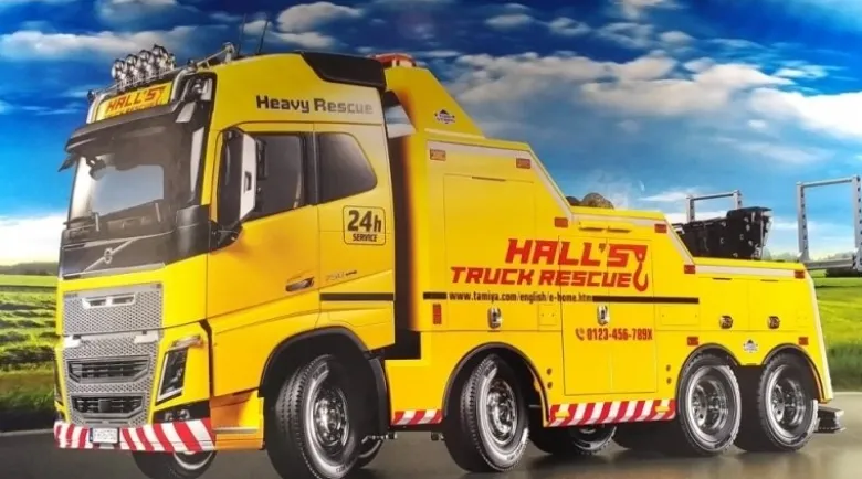 Tamiya 56362KUVolvo FH16 Globetrotter 8x4 Abschlepper 1:14 + Kugellager
