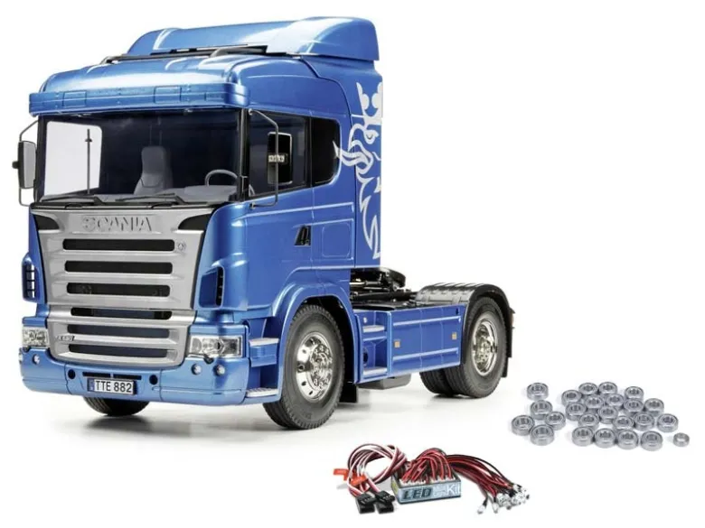 Tamiya 56318LEDKUScania R470 Highline inkl. LED und Kugellager