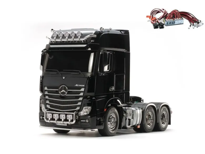 Tamiya 56348LEDMercedes Benz Actros 3363 Giga Space 6x4 + LED-Lichtset