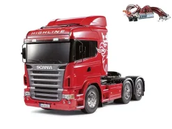 Tamiya 56323LEDScania R620 3-Achs 6x4 - Exklusiv + LED-Lichtset