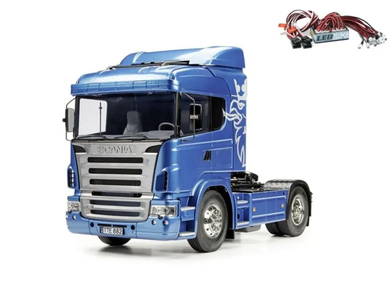 Tamiya 56318LEDScania R470 Highline - Exklusiv + LED-Lichtset
