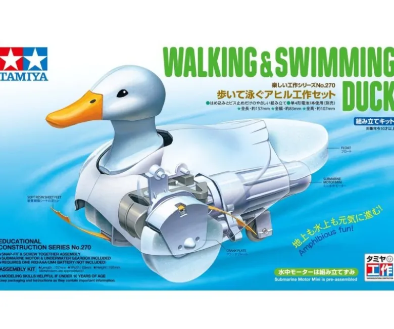 Tamiya 70270Lehrkasten Ente schwimmend/gehend