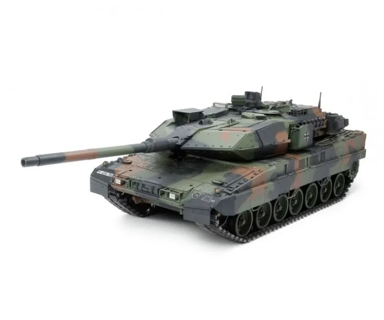 Tamiya 56047Leopard 2 A7V Full Option Panzer Bausatz, 1:16 Neuheit 2025