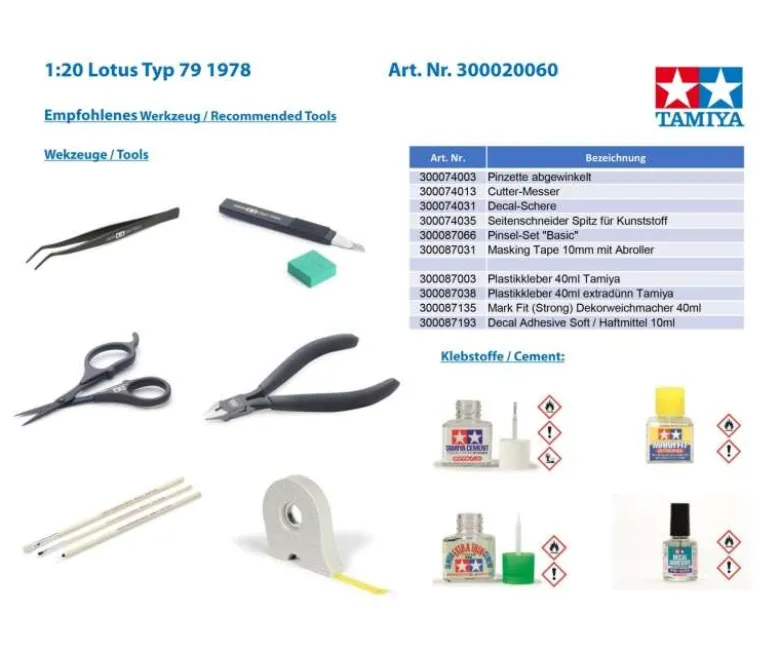 Tamiya 200601:20 Lotus Typ 79 1978