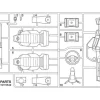 Tamiya 319115549L-Teile Interieur Scania 770S