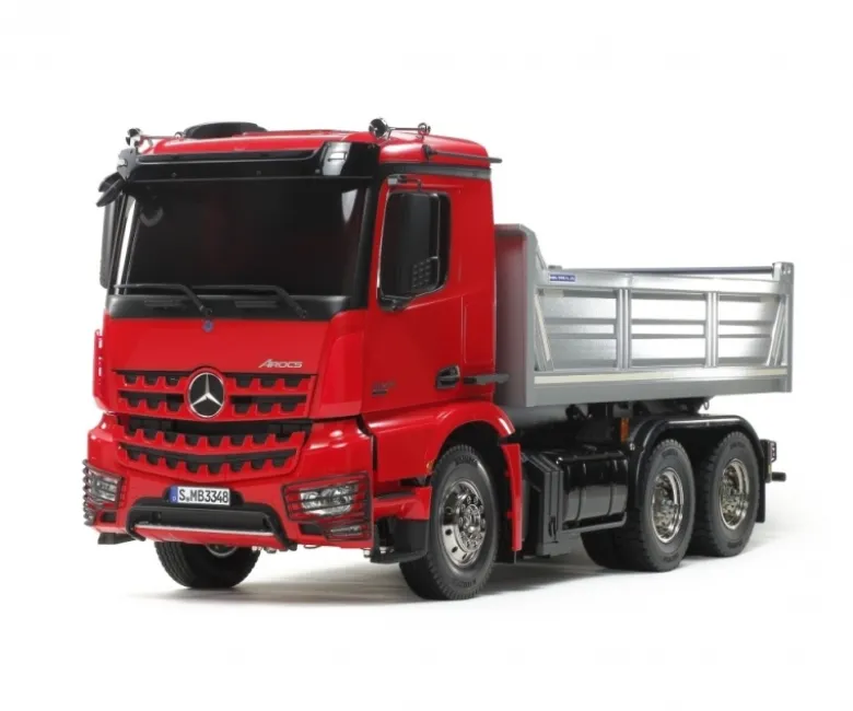 Tamiya 56361MB Arocs 3348 1:14 Muldenkipper Truck 6x4 Bausatz rot/silber