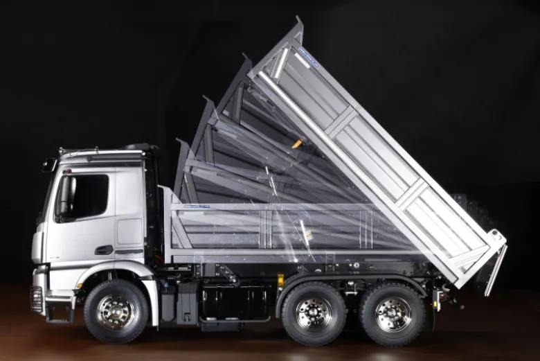 Tamiya 56357Mercedes Benz Arocs 3348 3-Achs Hinterkipper 1/14 LKW