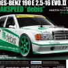 Tamiya 58656Mercedes Benz 190E debis Zakspeed 1/10 Bausatz TT-01E