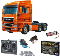 Tamiya 56325MFCMAN TGX 26.540 6x4 XLX Komplettset inkl. MFC-03, Kugellager