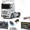 Tamiya 56335MFCMercedes Benz Actros 1851 Komplettset + MFC-03, Kugellager mit Carbon-Look Steuerung