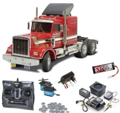 Tamiya 56301MFCTruck King Hauler Komplettset inkl. MFC-01, Kugellager mit Carbon-Look Steuerung