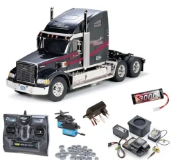 Tamiya 56314MFCTruck Knight Hauler Komplettset inkl. MFC-01, Kugellager mit Carbon-Look Steuerung