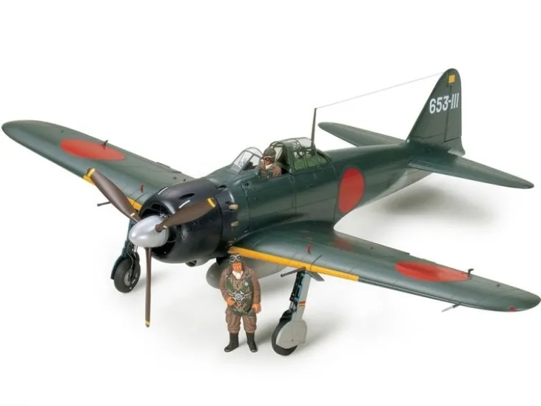 Tamiya 60318Mitsubishi A6M5 Zero Fighter, Plastikbausatz, 1:32